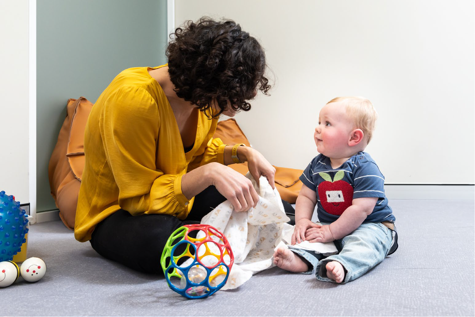 Woman with baby